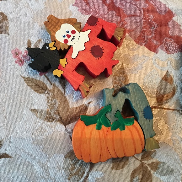 3 Halloween Wooden Puzzles Decor - Picture 5 of 5